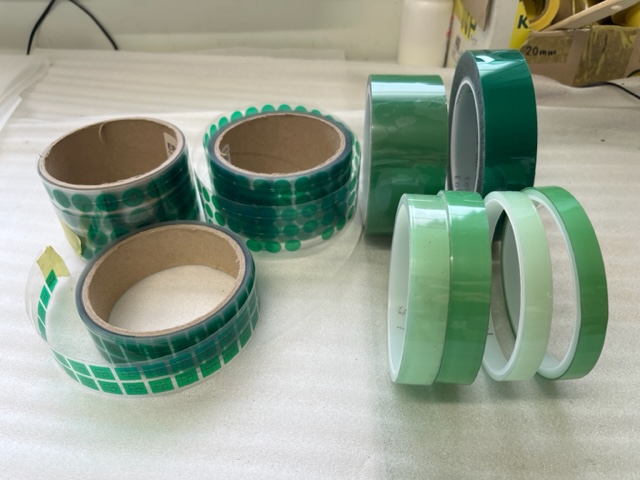 粉体塗装の200度の焼き付けにも対応するマスキングテープ